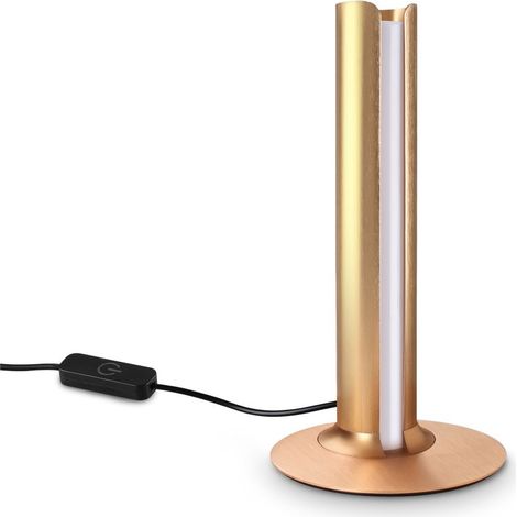 Ideal Lux DORICA Lampe de table LED intégrée cuivre 930 lm 3000 K à intensité variable (1/2)