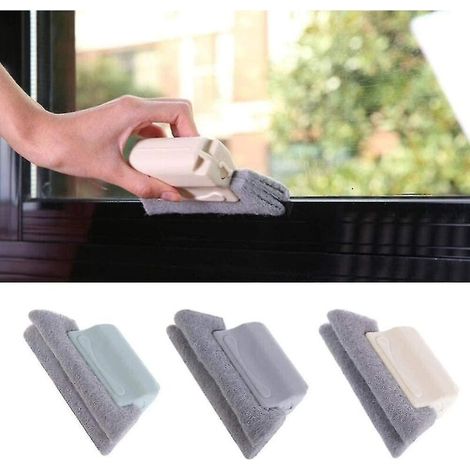 CREA Spazzola per la pulizia di binari per porte e finestre, kit per la pulizia di fessure e scanalature, detergente per la cucina (1/5)