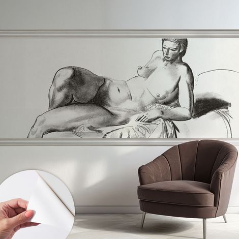 Fotomurale adesivo - Carta da parati adesiva - per la cucina camera da letto per la soggiorno - Nudo artistico 250x104 cm (1/5)