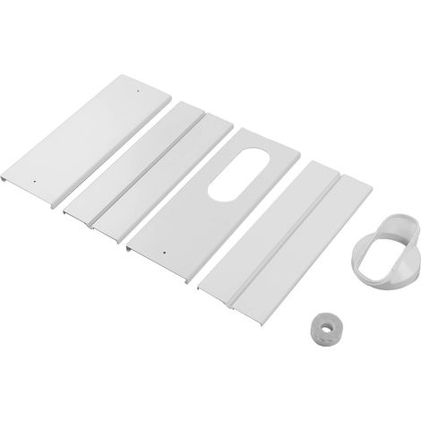 Kit de aire acondicionado portátil de ventana con acoplamiento deslizante ajustable y conducto de escape de 150 o 130 mm. (1/5)