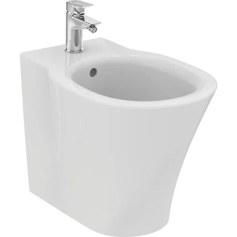 Ideal Standard Connect Air bidet a pavimento filo parete, con fissaggi nascosti, monoforo, colore bianco E018001 (1/5)