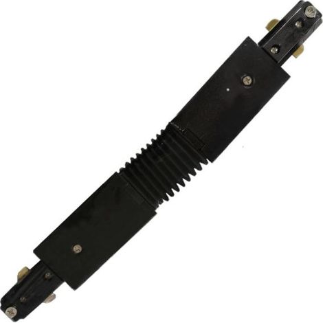 Connecteur flexible pour Rail Monophasé Noir - SILAMP