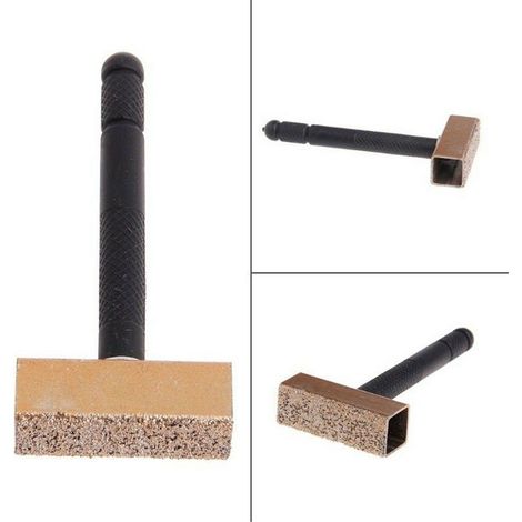 Rectificador portátil de muelas abrasivas, técnica de soldadura fuerte con partículas de diamante, rectificado de muelas abrasivas y máquina rectificadora. (1/2)