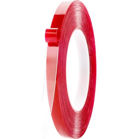 Ruban Adhésif Double Face, 10m x 10mm Extra Fort Nano Tape pour Bande LED, Maison, Fixant, au burea, DIY, Imperméable et Amovible Transparent Adhésif (1/5)