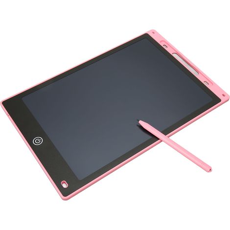 Tablette d'écriture LCD 10 pouces effaçable et réutilisable, tableau de dessin électronique pour enfants et tout-petits, avec suivi des couleurs, rose (1/5)