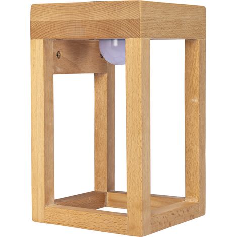 Sobremesa Exterior IP54 LED 3W Blanco Neutro - 4000K Imitación Madera para Jardín, Terraza