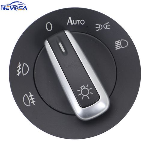 5ND941431B is suitable for the headlight and fog light combination control switch of Volkswagen Jetta, Golf, and Passat cars. (1/4)