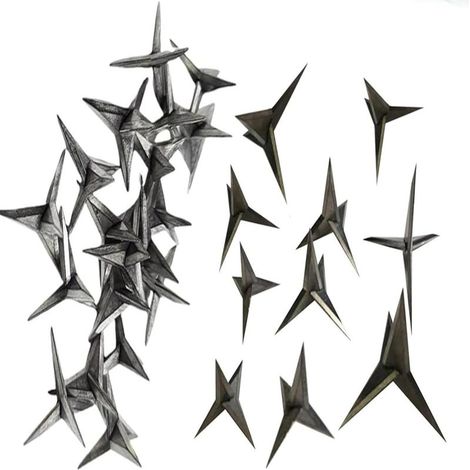 Packung mit 20 robusten, 3 cm (1,2 Zoll) langen, durchstoßfesten Spikes aus Kohlenstoffstahl, Diebstahlsicherungsnägel für Autos, Vogelabwehrmittel, tragbar und leicht (20 Stück)