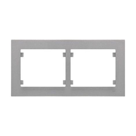 IRIS PLUS 2-Element horizontaler Aluminiumrahmen Quecksilber BJC 18012-MA