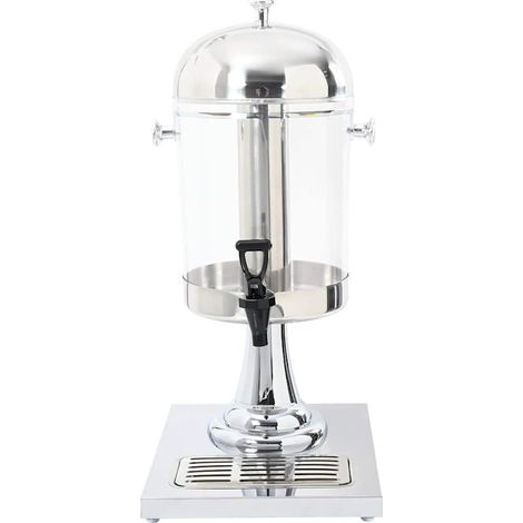 Distributeur de boissons et jus avec robinet en acier inoxydable 8 L 26,5 x 35 x 57 cm (1/5)