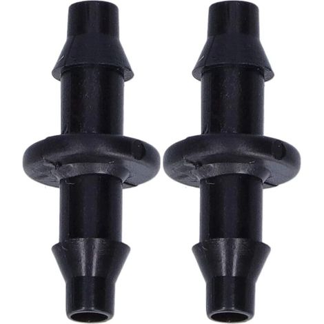 Kit de 100 raccords pour tuyaux d'irrigation. Raccords droits à embout cannelé pour systèmes d'irrigation goutte à goutte. (1/5)