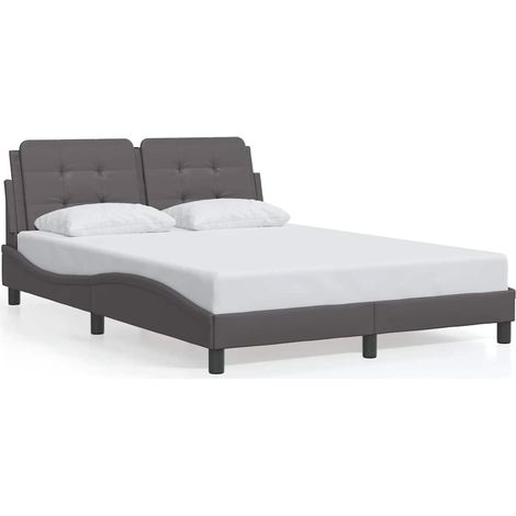 Maison Exclusive - Giroletto senza Materasso Zadar Crema 140x190 cm in Similpelle (1/5)