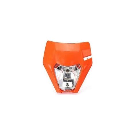 Modifizierter Scheinwerfer für EXC125 EXC250 Motorrad, orange - Crezuo