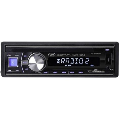 Autoradio Double Din - 30 W - 4 Canaux - Bluetooth USB SD Aux - Compatible iOS - Noir (1/3)