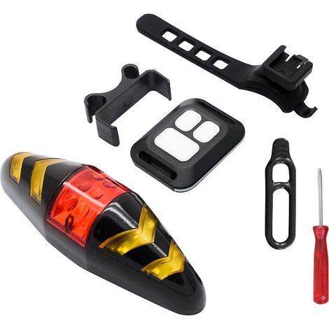 Fahrrad-USB-LED-Blinker, Rücklicht, Blinker mit drahtloser Fernbedienung