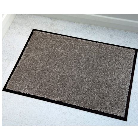 TAPIS MEMPHIS NOIR 40X60 ACCUEIL ANTI-POUSSIERE MERCURY MC020023 (1/2)
