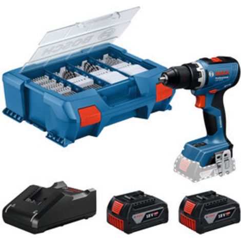 BOSCH-B TRAPANO GSR 18V-65 PROF BRUSHLESS +2 BATT - 1 pezzo