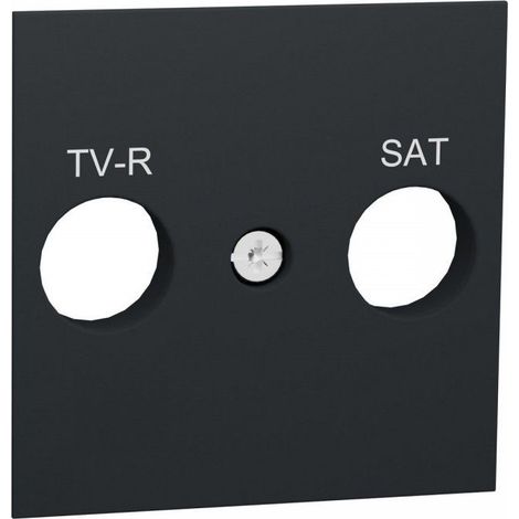 Caratula toma R-TV/SAT antracita SCHNEIDER NU944154