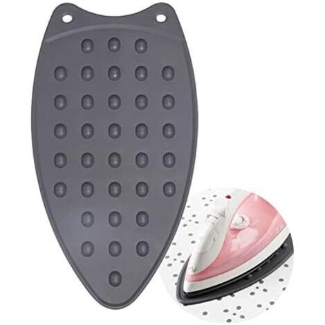 CSPARKV Silicone Repose Fer,Le Repassage du Tapis résistant à la Chaleur,Support pour Fer à Repasser en Silicone,pour Planche à Repasser Tapis de Repassage antidérapant (1/4)