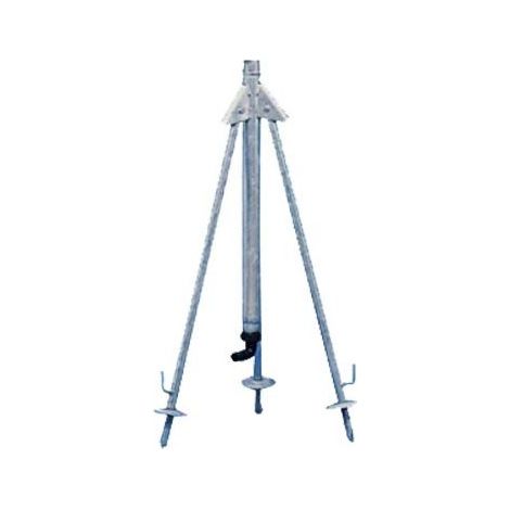 Columna trípode con puntas de aspersor fijas 5/4 h 100 cm Euroclamp