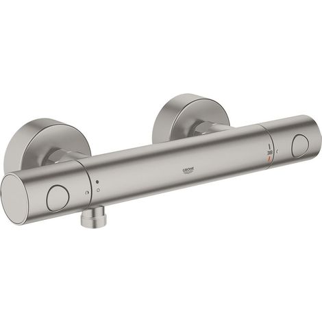 Grohe Grohtherm 1000 Cosmopolitan M Termostato de ducha 1/2" Supersteel Infinity Finish, 34065DC2
