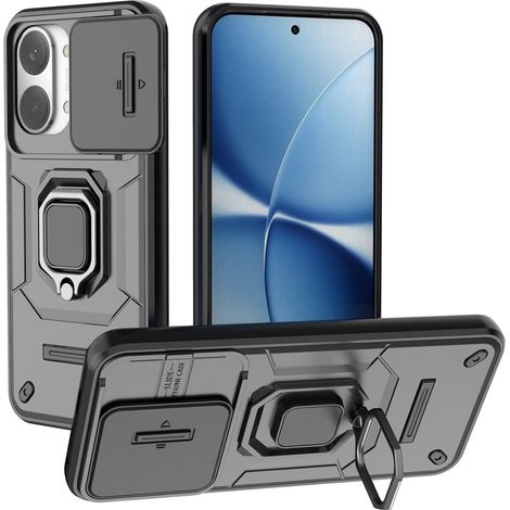 Custodia per Xiaomi Poco X8 Pro, con supporto per fotocamera, colore nero (1/5)