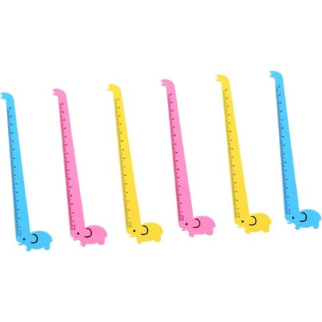 LALAFINA Lot de 10 règles girafe en plastique, créatives pour (1/5)
