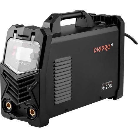Soldador inverter Dnipro-M 200A, MMA/Lift-TIG, ciclo 100 %, HotStart, ArcForce, VRD y pantalla LED. M-20D