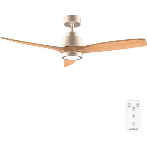 Cecotec Deckenventilator mit Licht EnergySilence Aero 5295 GoldWeiß