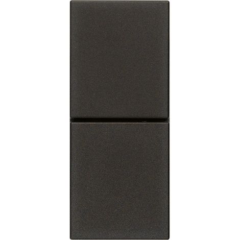 VIMAR - 30066.G Zwei unabhängige NO+NO 10A schwarze Tasten