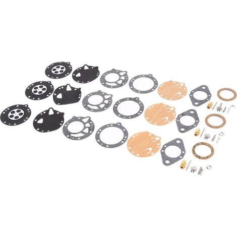 Kit de reparación y reconstrucción de carburador (3 juegos) para motosierras 08S, 08SE, 08SEQ, 070, 090, TS350 y TS360 - 114HL (1/4)