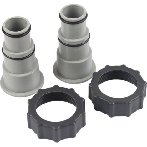 Adaptateur de tuyau de rechange de type A pour pompe Intex Fit ARU à raccord fileté, lot de 2 pièces (1/5)