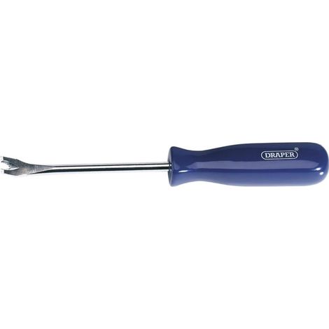 Tire-clou 195 mm Outils manuels Griffe en acier poli brillant Extrémité de levier incurvée Dissolvant 64804 (1/5)
