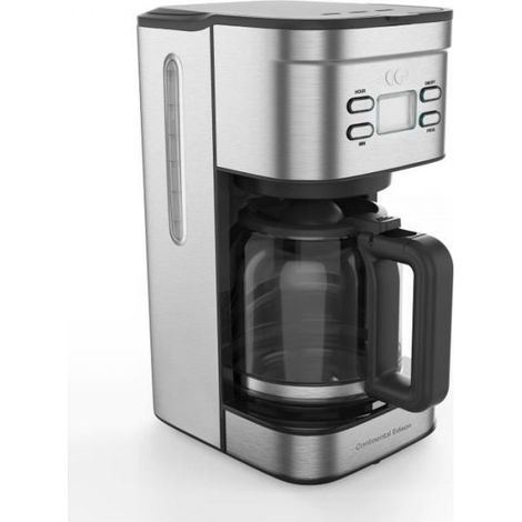 Machine a Cafe - Cafetiere Electrique filtre programmable CONTINENTAL EDISON Inox (1/4)