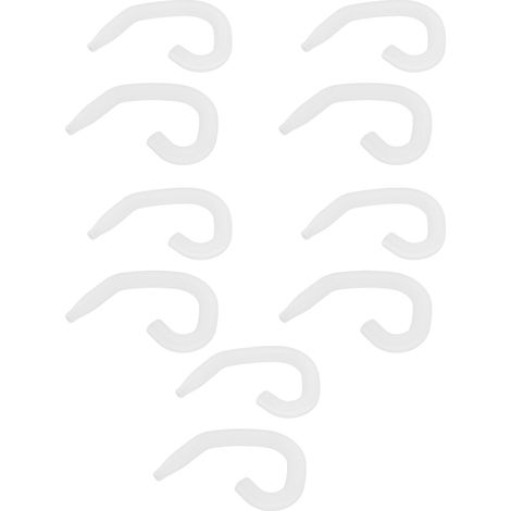 Lot de 5 paires de masques de protection avec crochets d'oreille en silicone souple, réutilisables et confortables, pour enfants et adultes, transparents et blancs. (1/4)