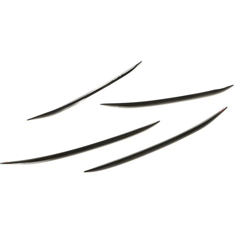 Embellecedor de faro antiniebla delantero (negro brillante) para Mercedes-Benz Clase C W206 S206 (modelos de 2022 en adelante).
