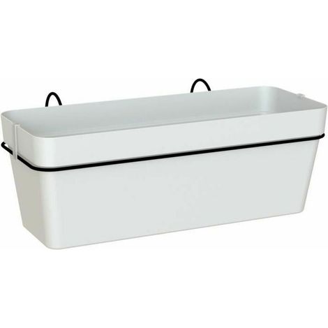 Jardineras Capri de 12,5 L con reserva y kit - Blanco