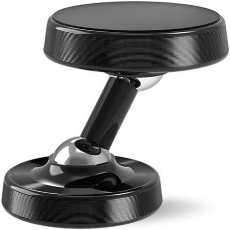 Support de téléphone pour salle de sport Rotation à 360° avec aimants des deux côtés Usage professionnel Convient également pour la navigation automobile (Noir) (1/5)