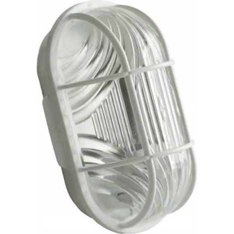 Luminaire De Canal - Ovale - 27 W - E27 - IP65 - Blanc - 195 X 116 Mm - 1 Pièce (1/3)