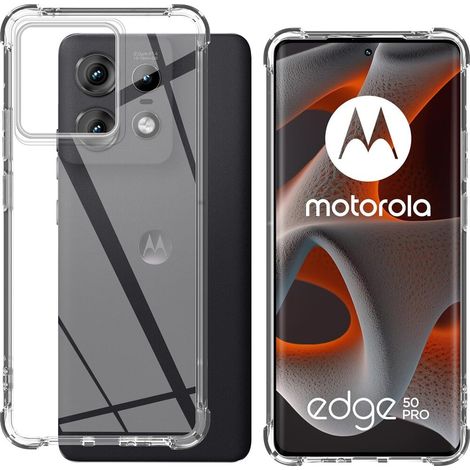 Funda para Motorola Edge 50 Pro, resistente a caídas, transparente. (1/5)