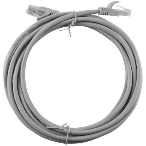 CAVO LAN UTP PLUG RJ45/RJ45 3 M GRIGIO