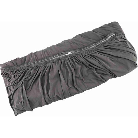 Polyester-Ecksofabezug für 3+2 Sitze, L-förmiger Schonbezug, Schutz für Wohnmöbel (grau)