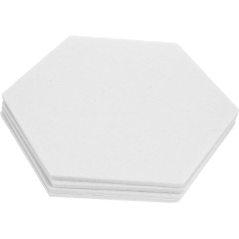 4pièces Tableau Feutrine Mural Hexagonal Lot de Panneau Mural pour Affichage de Rappels et Décoration Intérieure (1/5)