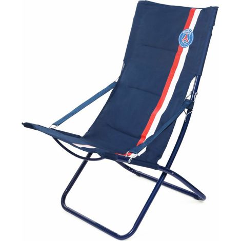 Chilienne pliable confort bleu – Sangles réglables pour confort personnalisé – Assise douce – Pliable pour rangement facile (1/4)