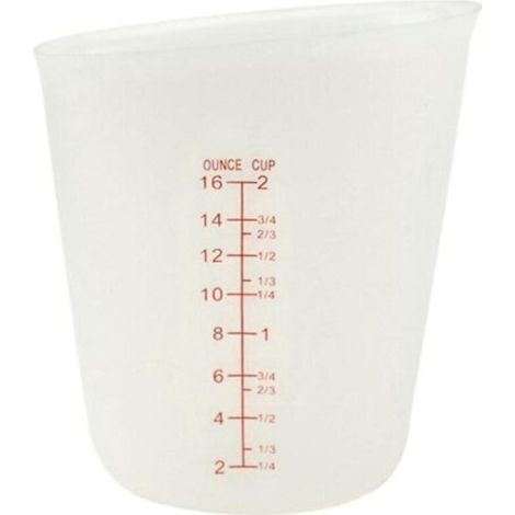 Silicone measuring cups, 500ml mixing cups with transparent scale, measuring cup for epoxy resin casting molds, crafts