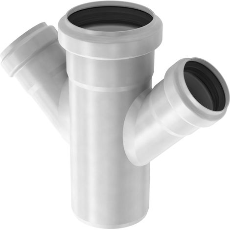 AP double branche r. 110-75/45° EPDM W 1.4404