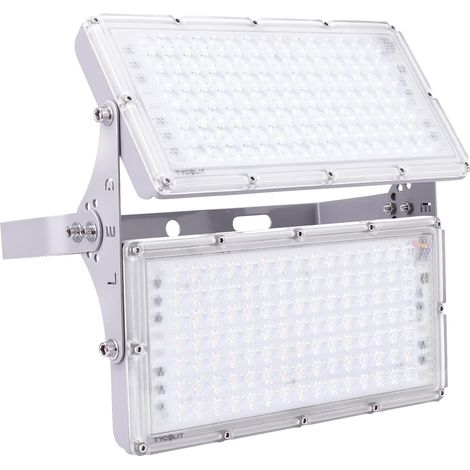 Projecteurs LED Exterieur 200w, Extérieur De Projecteur De 20000lm, IP67 Imperméable, Blanc Froid 6000-6500k, Idéal Pour Le Jardin, Le Garage, l'Hôtel Ect (1/5)