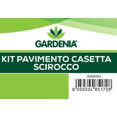 Kit pavimento gardenia per casetta in lamiera modello scirocco