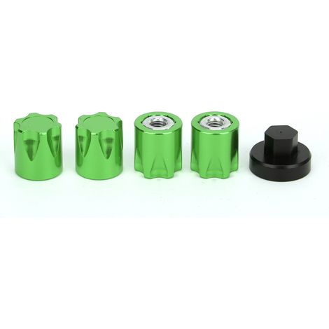 4 pièces écrous M4 pour capuchon de jante, adaptés à Traxxas TRX4, Axial SCX10 90046, D90 et Tamiya (1/5)