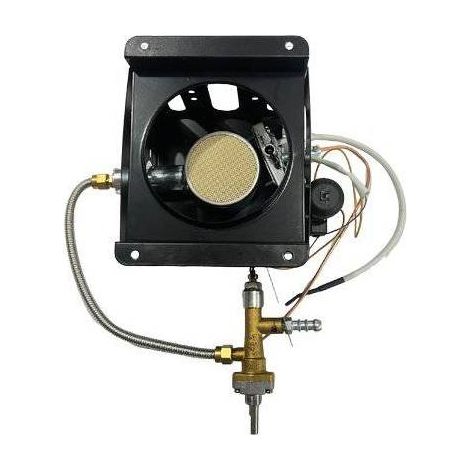 BRUCIATORE STUFA GAS ROUND PATIO FLAME DOMUS